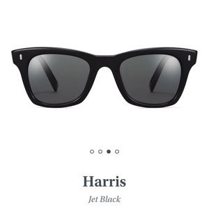 Warby Parker Harris 100 Sunglasses Black (Brand New)